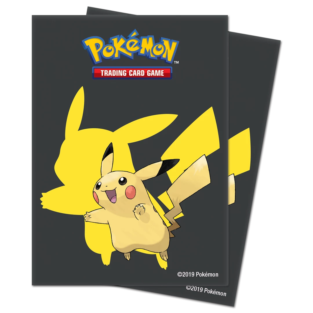 Ultra PRO Pikachu Standard Deck Protector Sleeves (65ct) For Pokémon Gaming