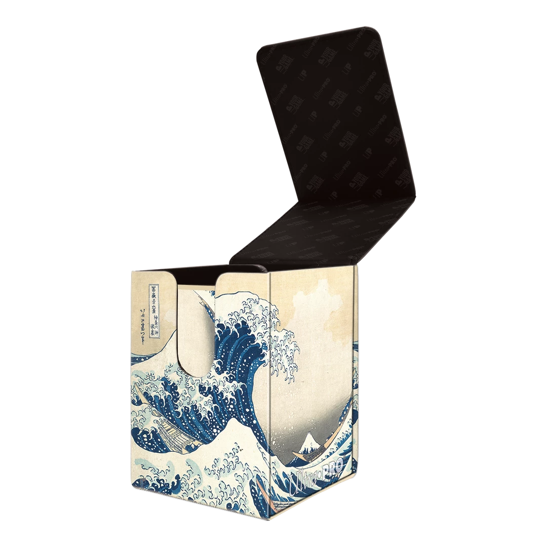 Ultra PRO Gaming Fine Art The Great Wave Off Kanagawa Alcove Flip Deck Box By Hokusai