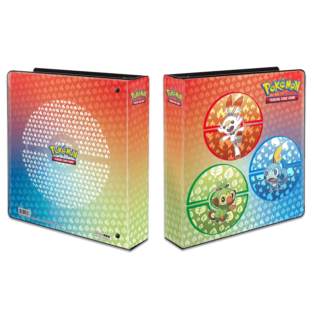 Ultra PRO 2" Sword And Shield Galar Starters 3-Ring Album For Pokémon Pages & Organization