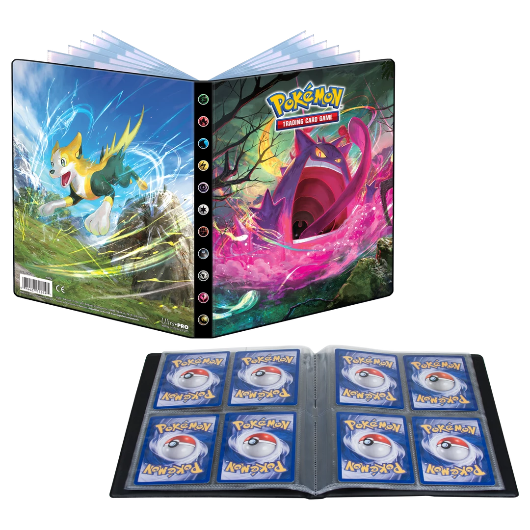 Ultra PRO Sword And Shield 8 4-Pocket Portfolio For Pokémon