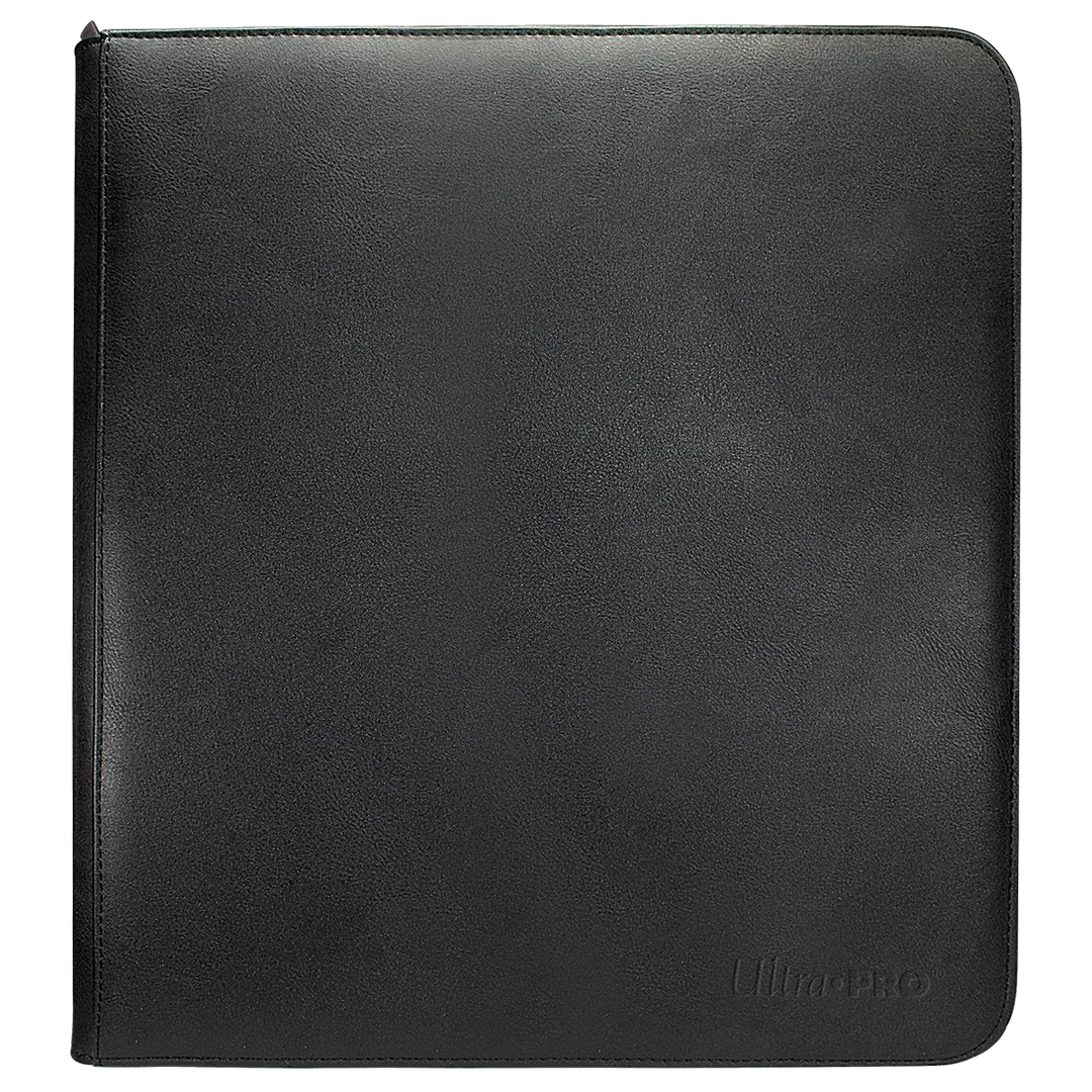 Ultra PRO Vivid 12-Pocket Zippered PRO-Binder: Black