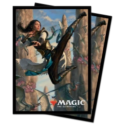 Ultra PRO Gaming Ikoria: Lair Of Behemoths Narset Of The Ancient Way Standard Deck Protector Sleeves (100ct) For Magic: The Gathering