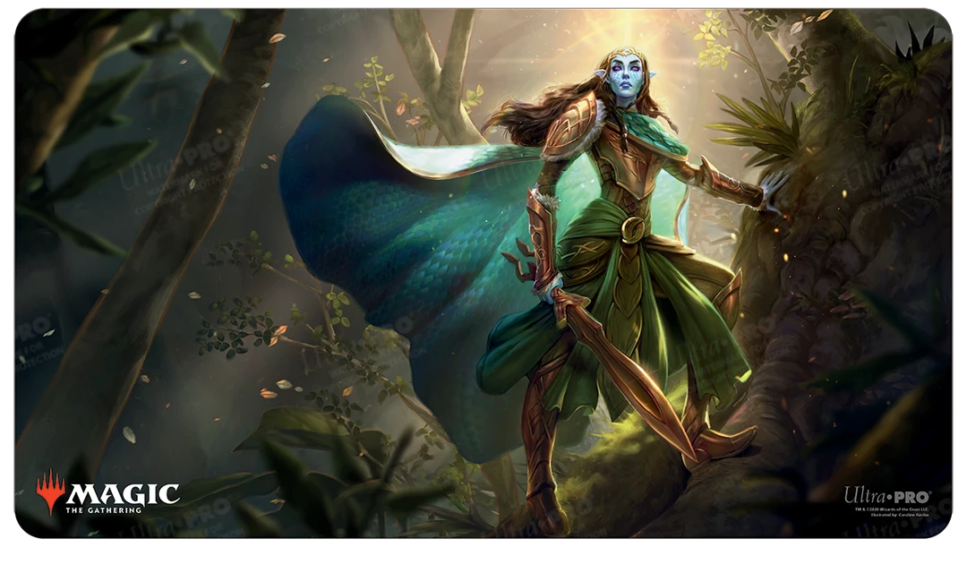 Ultra PRO Kaldheim Lathril, Blade Of The Elves Standard Gaming Playmat For Magic: The Gathering