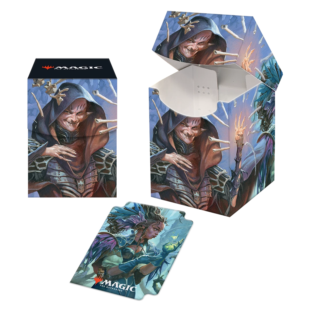 Ultra PRO Strixhaven Valentin, Dean Of The Vein & Lisette, Dean Of The Root 100+ Deck Box For Magic: The Gathering Gaming