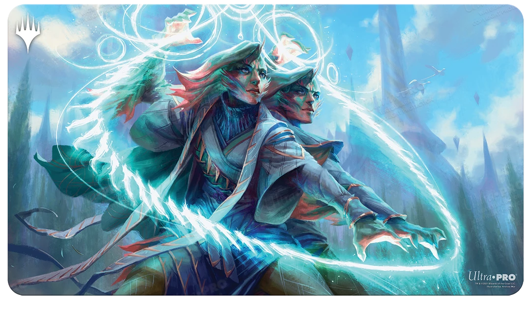 Ultra PRO Strixhaven Adrix And Nev, Twincasters Standard Gaming Playmat For Magic: The Gathering
