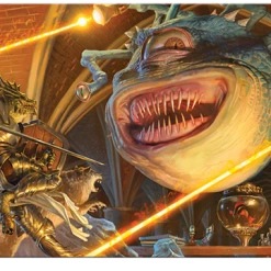 Ultra PRO Adventures In The Forgotten Realms The Party Fighting Xanathar 8ft Table Playmat For Magic: The Gathering Gaming