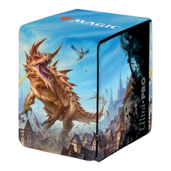 Ultra PRO Adventures In The Forgotten Realms The Tarrasque Alcove Flip Deck Box For Magic: The Gathering