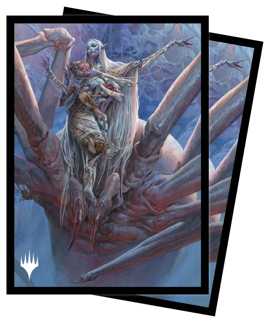 Ultra PRO Gaming Adventures In The Forgotten Realms Lolth, Spider Queen Standard Deck Protector Sleeves (100ct) For Magic: The Gathering