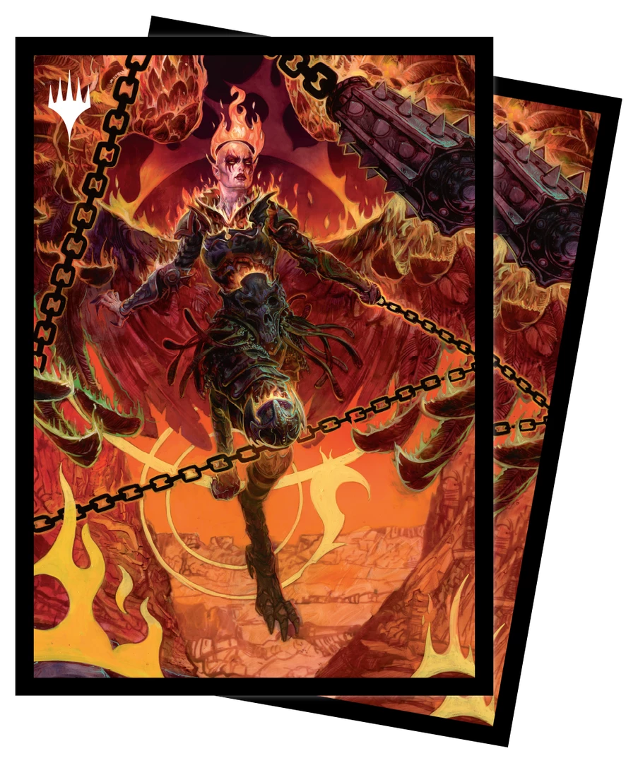 Ultra PRO Adventures In The Forgotten Realms Zariel, Archduke Of Avernus Standard Deck Protector Sleeves (100ct) For Magic: The Gathering Gaming