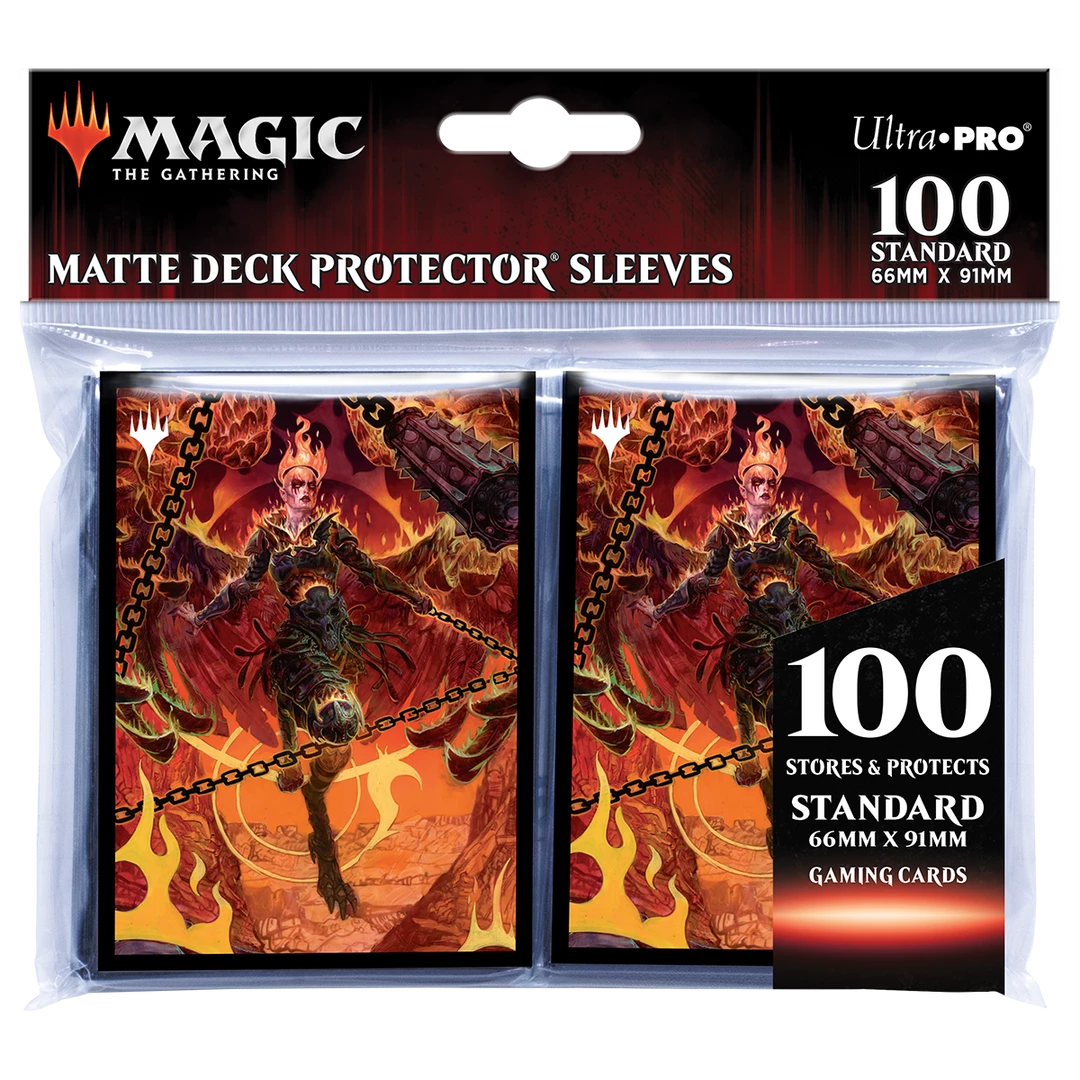 Ultra PRO Adventures In The Forgotten Realms Zariel, Archduke Of Avernus Standard Deck Protector Sleeves (100ct) For Magic: The Gathering Gaming