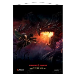 Ultra PRO Adventures In The Forgotten Realms Drizzt Key Art Wall Scroll For Magic: The Gathering Other Accessories