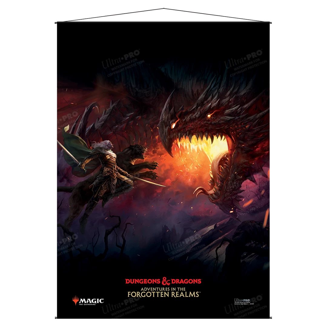 Ultra PRO Adventures In The Forgotten Realms Drizzt Key Art Wall Scroll For Magic: The Gathering Other Accessories