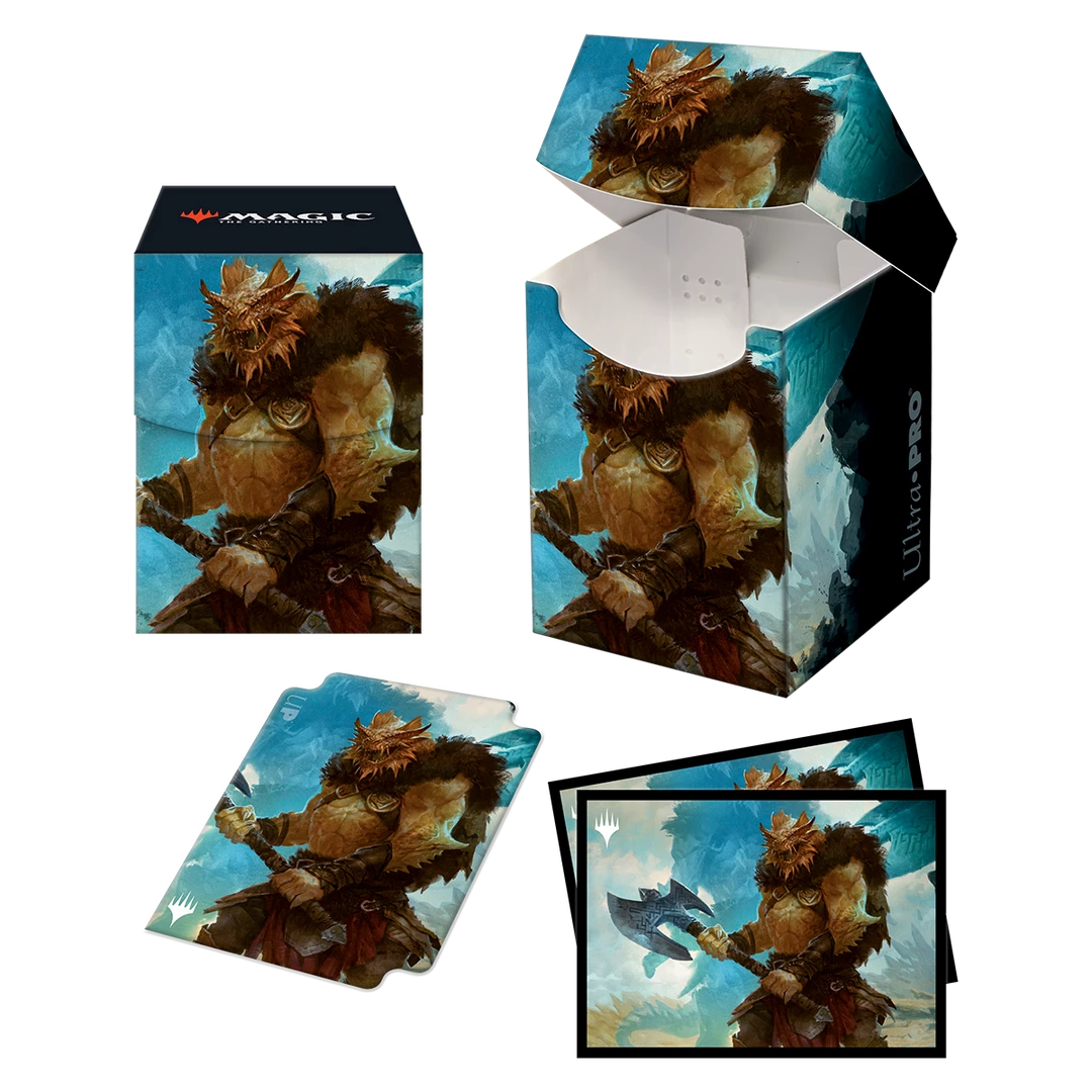 Ultra PRO Gaming Commander Adventures In The Forgotten Realms Vrondiss, Rage Of Ancients Commander Combo Box For Magic: The Gathering