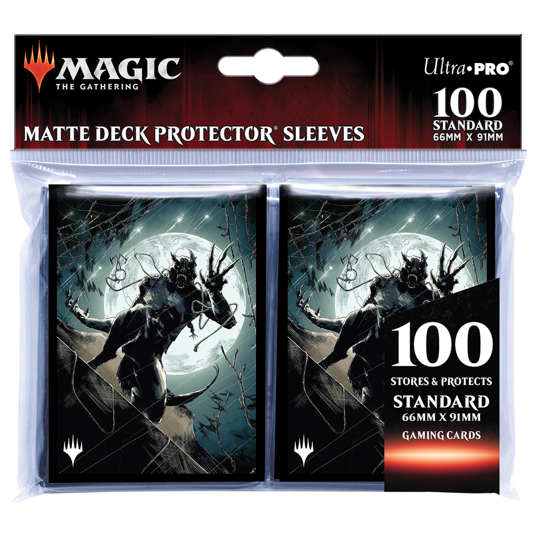 Ultra PRO Innistrad: Midnight Hunt Seafaring Werewolf Standard Deck Protector Sleeves (100ct) For Magic: The Gathering Gaming