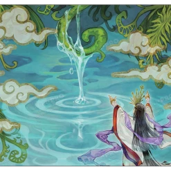 Ultra PRO Japanese Mystical Archive Growth Spiral Standard Gaming Playmat For Magic: The Gathering