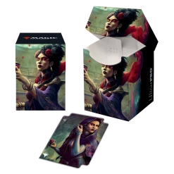 Ultra PRO Innistrad: Crimson Vow Henrika, Infernal Seer 100+ Deck Box For Magic: The Gathering Gaming