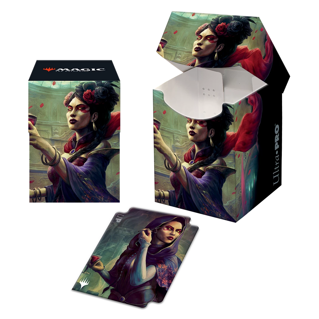 Ultra PRO Innistrad: Crimson Vow Henrika, Infernal Seer 100+ Deck Box For Magic: The Gathering Gaming