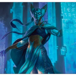 Ultra PRO Kamigawa Neon Dynasty Tamiyo, Compleated Sage Standard Gaming Playmat For Magic: The Gathering
