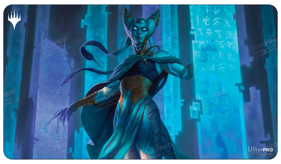 Ultra PRO Kamigawa Neon Dynasty Tamiyo, Compleated Sage Standard Gaming Playmat For Magic: The Gathering