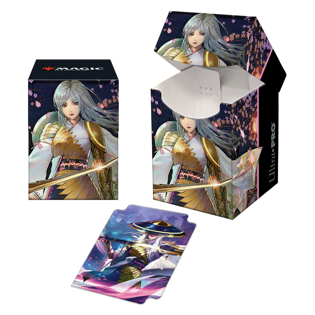 Ultra PRO Kamigawa Neon Dynasty The Wandering Emperor 100+ Deck Box For Magic: The Gathering
