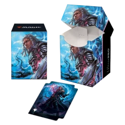 Ultra PRO Gaming Kamigawa Neon Dynasty Tezzeret, Betrayer Of Flesh 100+ Deck Box For Magic: The Gathering