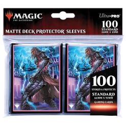 Ultra PRO Kamigawa Neon Dynasty Tezzeret, Betrayer Of Flesh Standard Deck Protector Sleeves (100ct) For Magic: The Gathering Gaming
