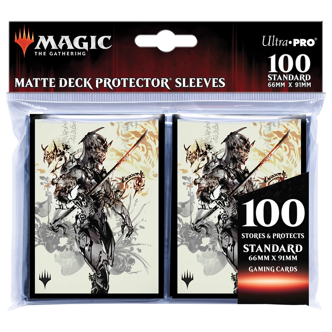 Ultra PRO Gaming Kamigawa Neon Dynasty Satoru Umezawa Standard Deck Protector Sleeves (100ct) For Magic: The Gathering