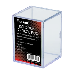Ultra PRO 2-Piece 150-Count Clear Card Storage Box