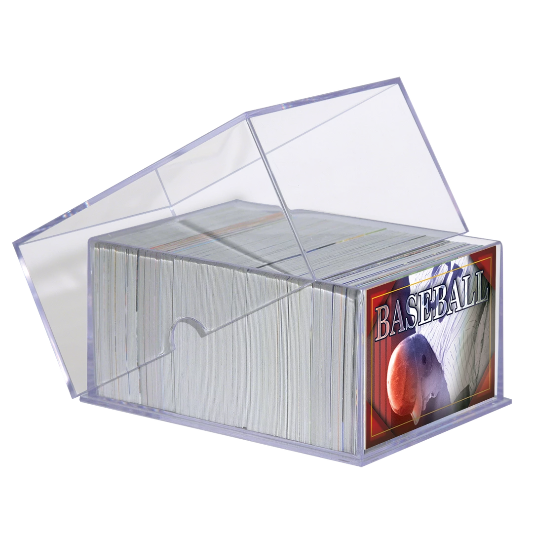 Ultra PRO Sports 2-Piece 250-Count Clear Card Storage Box