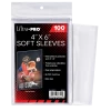 Ultra PRO Sports 4" X 6" Soft Sleeves (100ct)