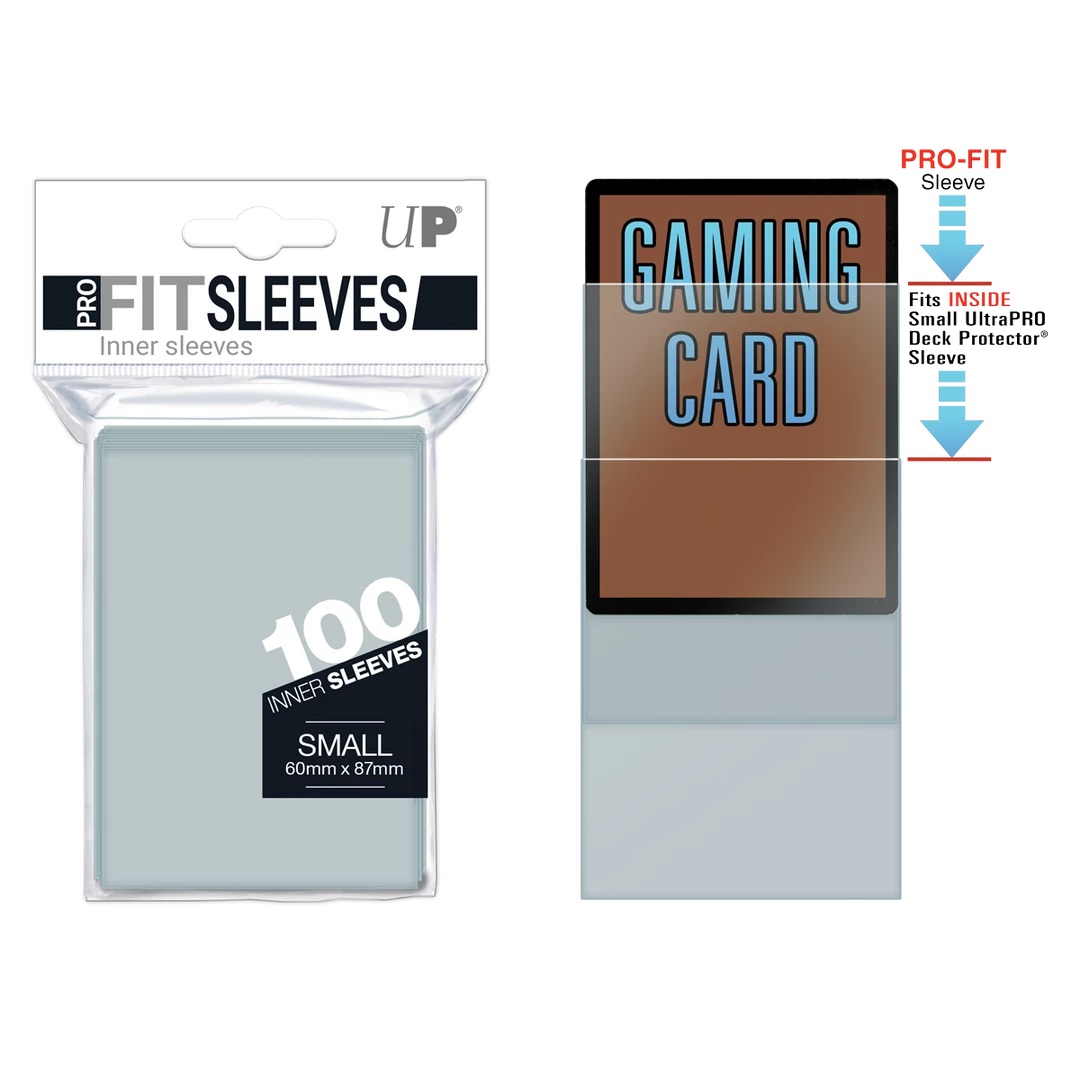 Ultra PRO Gaming PRO-Fit Small Deck Inner Sleeves (100ct)