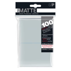 Ultra PRO PRO-Matte Standard Deck Protector Sleeves: Clear Gaming