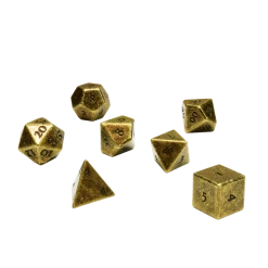 Ultra PRO Heavy Metal Antique RPG Dice Set (7ct)