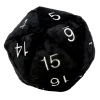 Ultra PRO Gaming Jumbo Black D20 Novelty Dice Plush
