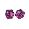 Ultra PRO Heavy Metal D20 Dice Set (2ct)