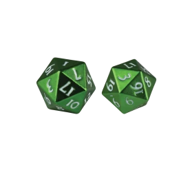 Ultra PRO Heavy Metal D20 Dice Set (2ct)