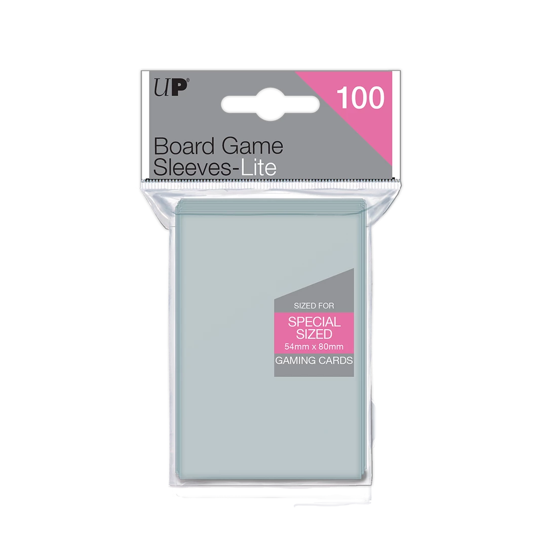 Ultra PRO Special Sized Lite Board Game Sleeves (100ct) For 54mm X 80mm Cards
