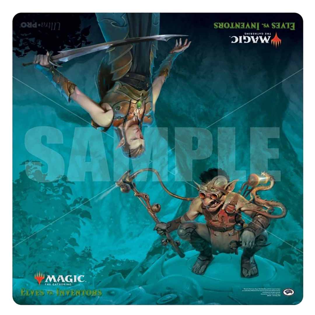 Ultra PRO Elves Vs. Inventors 24" X 24" Gaming Playmat For Magic: The Gathering