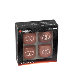 Ultra PRO Gaming Deluxe Mana D6 Loyalty Dice Set (4ct) For Magic: The Gathering
