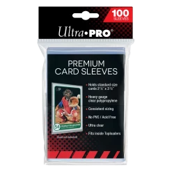 Ultra PRO Card Displays & Storage Premium Card Sleeves (100ct) For Standard Size Cards