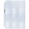 Ultra PRO Pages & Organization Platinum Series 12-Pocket 3-Hole Pages (100ct) For 2-1/4" X 2.5" For Cards